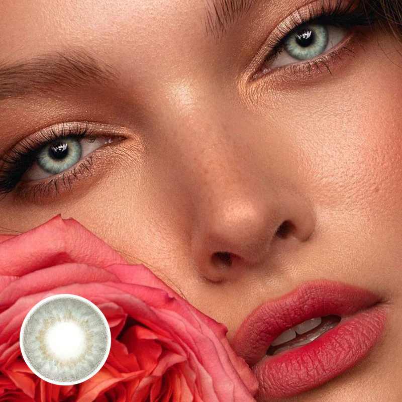 Margaret Grey Colored Contact Lenses - Roseibase