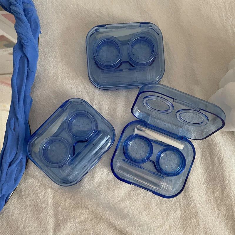 Elegant Colored Contact Lens Case - Roseibase