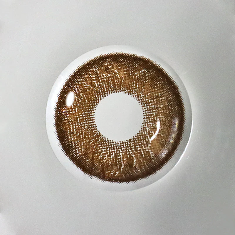 Cocktail Tequila Sunrise Brown Colored Contact Lenses - Roseibase