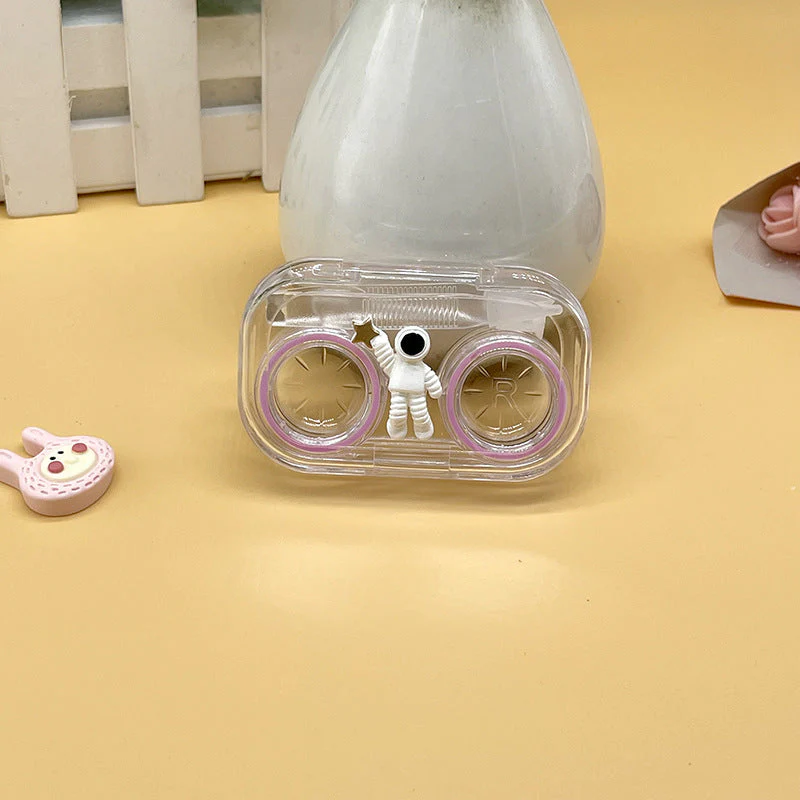 Astronaut Colored Contact Lens Case - Roseibase