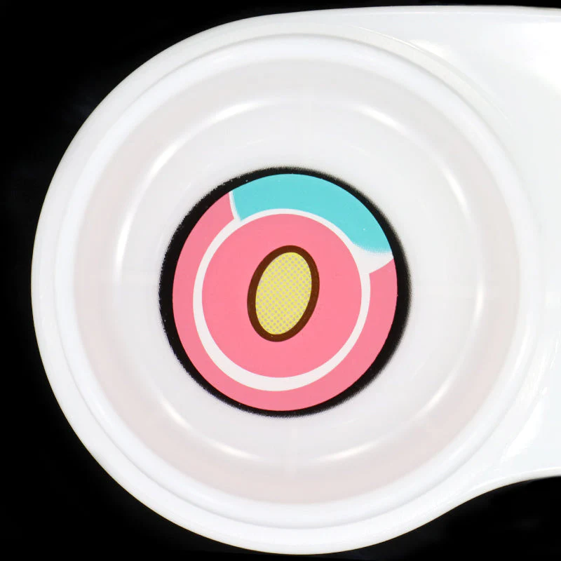 Cosplay Titan Pink Colored Contact Lenses - Roseibase