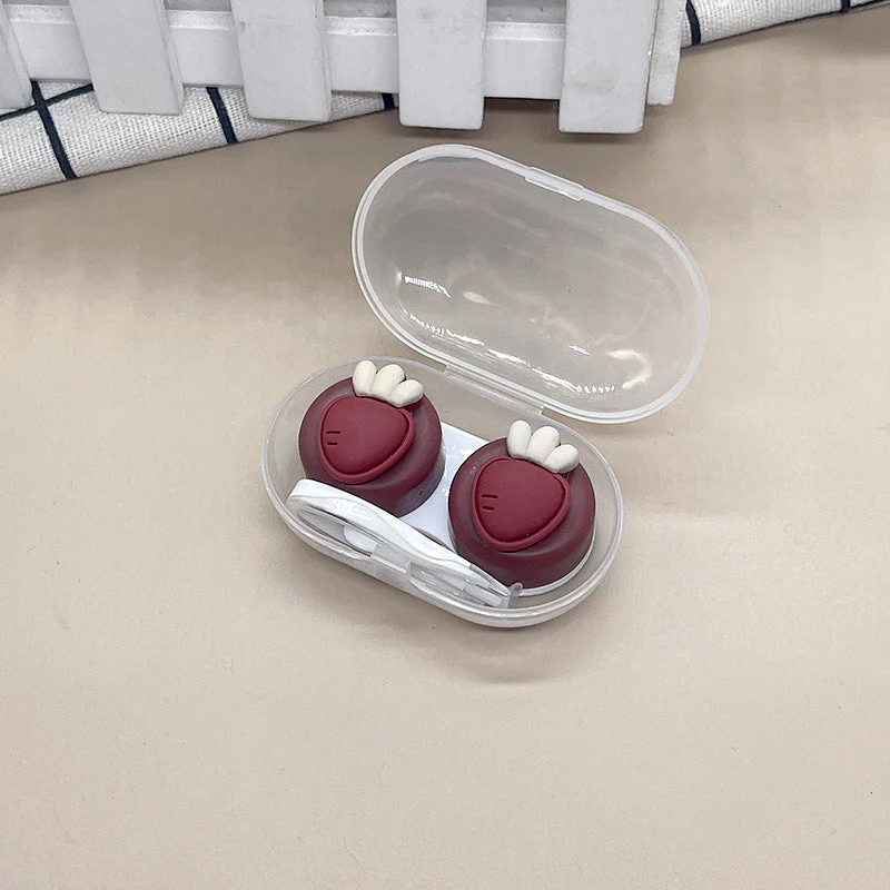 Girlhood Colored Contact Lens Case - Roseibase