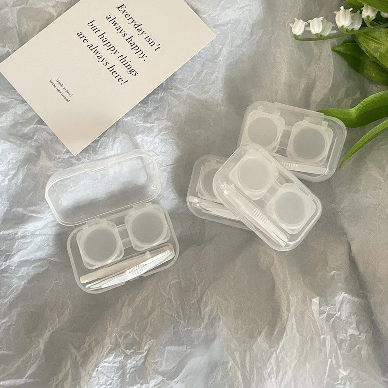 Like Fish Ins Style Colored Contact Lens Case - Roseibase