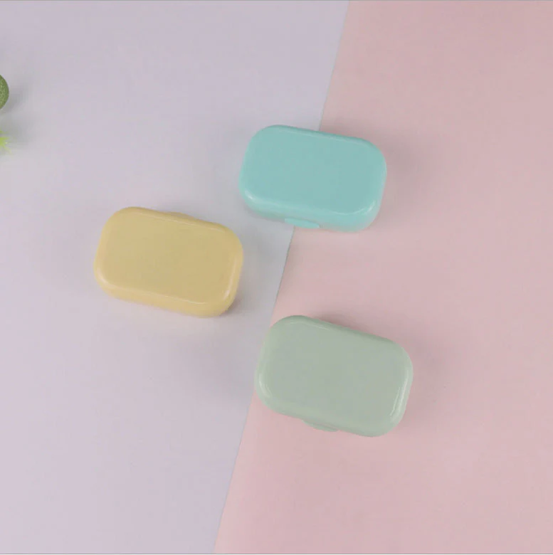 Ins Style Colored Contact Lens Case - Roseibase