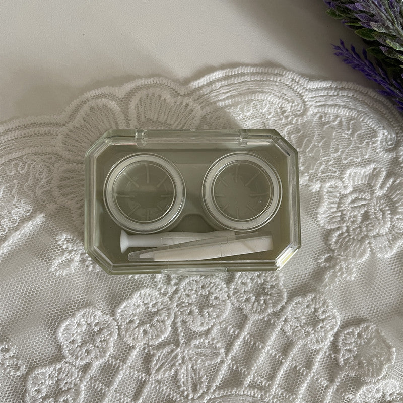 Mini Colored Contact Lens Case - Roseibase
