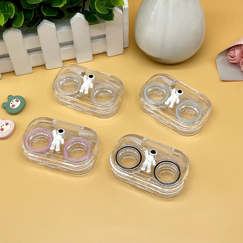 Astronaut Colored Contact Lens Case - Roseibase