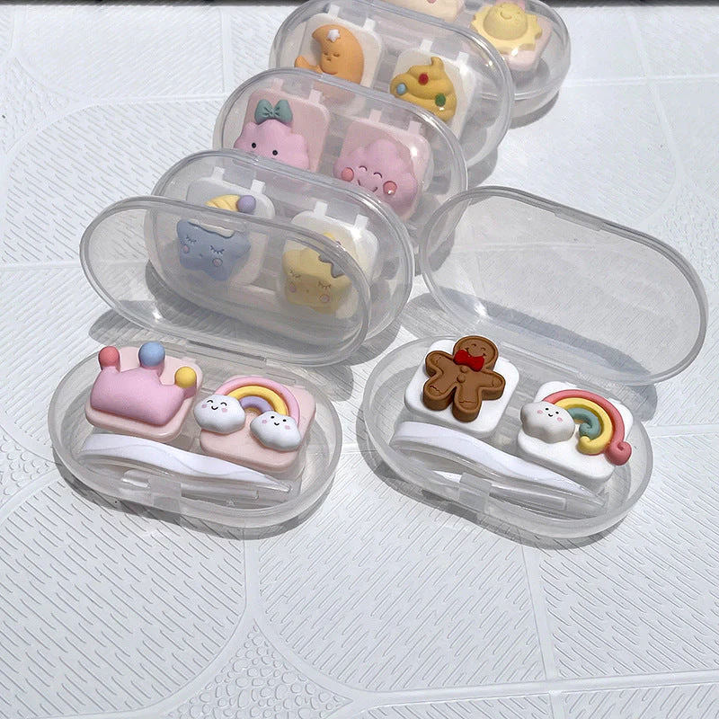 Adorable Shape Tweezers Suction Stick Colored Contact Auxiliary Tool - Roseibase