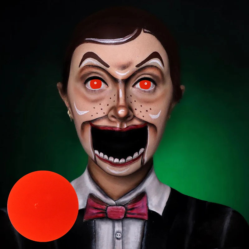 Halloween All Red Colored Contact Lenses - Roseibase