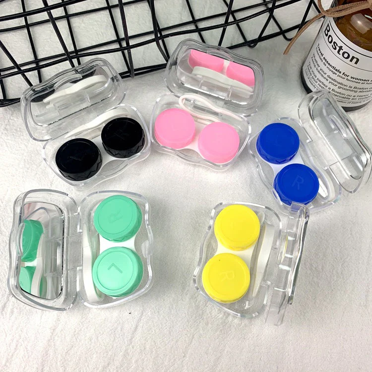 Cute Cartoon Colored Contact Lens Case - Roseibase