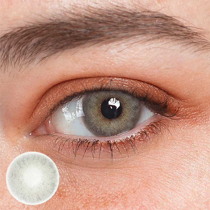 Gimlet Milk Grey Colored Contact Lenses - Roseibase