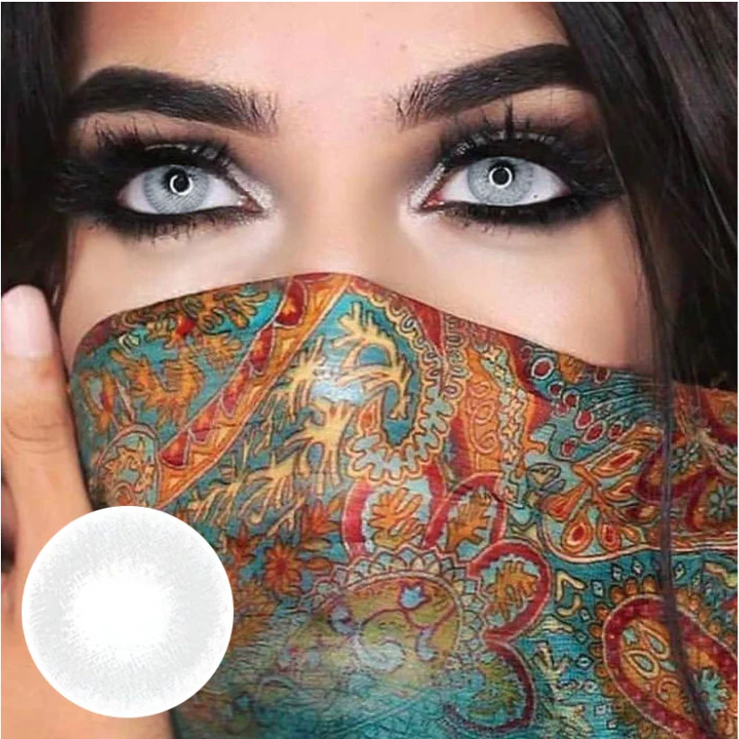 FANTASY SNOW FLAKE Prescription Colored Contact Lenses - Roseibase